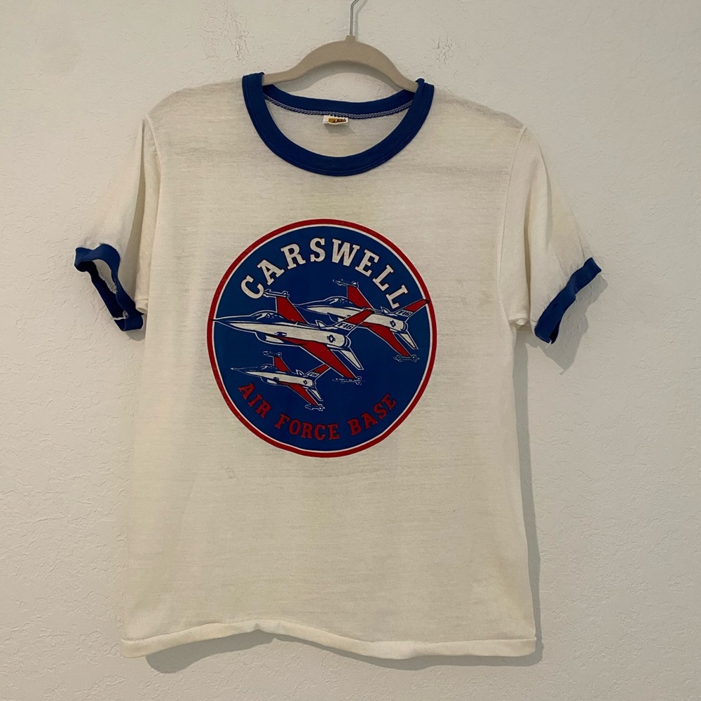 Russell Athletic women’s T-Shirt - White and Blue